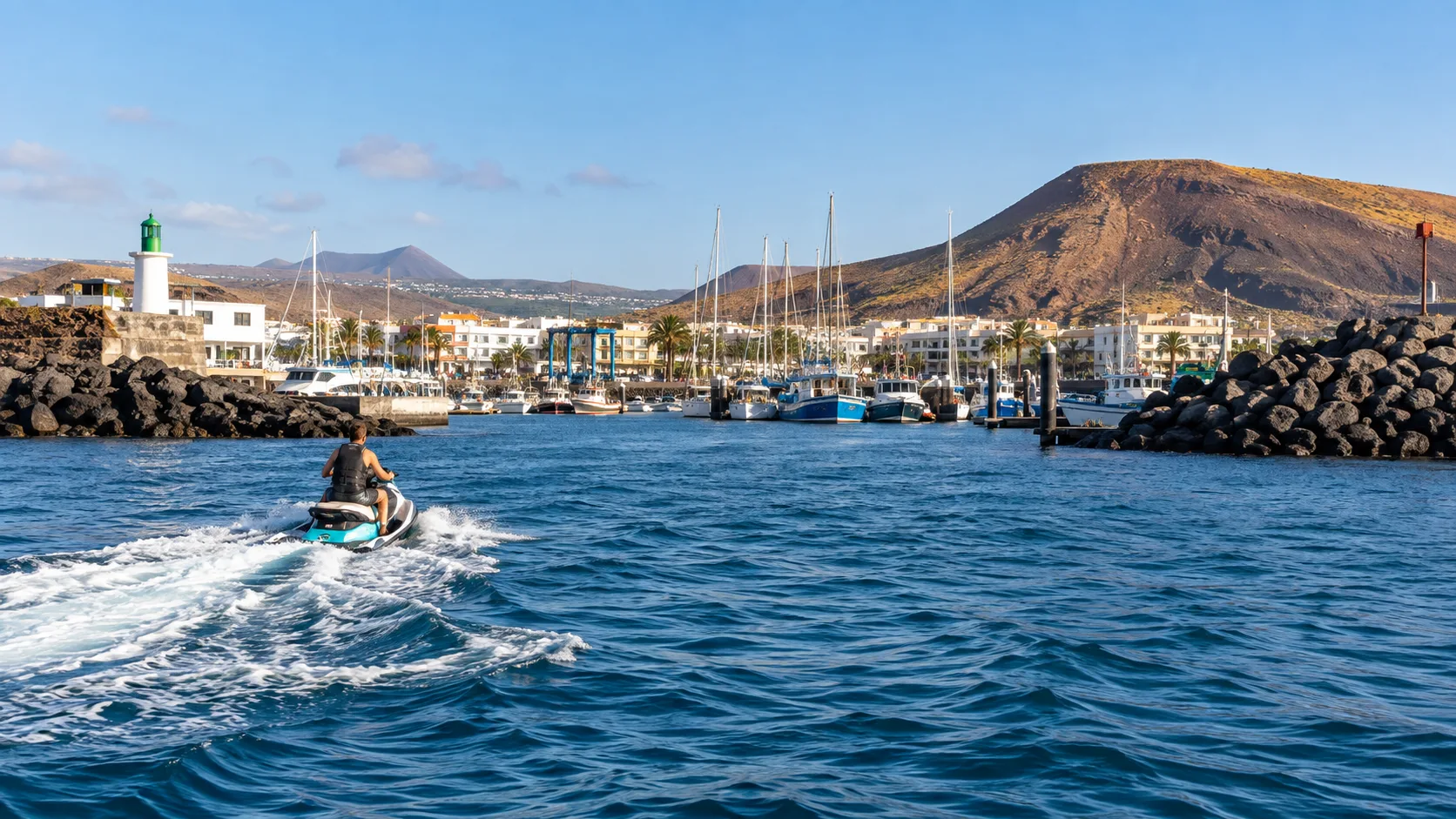 Marina del Sur in Las Galletas, departure point for south-east coast safaris